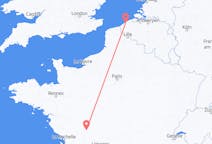 Flights from Poitiers, France to Ostend, Belgium