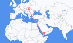 Flyg från Aden, Jemen till Arad, Rumänien