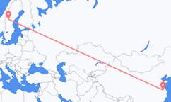 Flyreiser fra Yangzhou, til Östersund