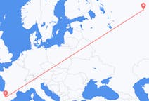 Flights from Syktyvkar, Russia to Zaragoza, Spain