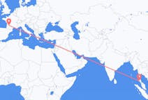出发地 泰国出发地 甲米目的地 法国贝尔热拉克的航班