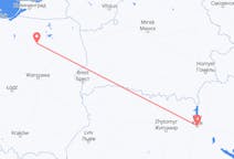 Flyrejser fra Kijev, Ukraine til Szymany, Szczytno Amt, Polen