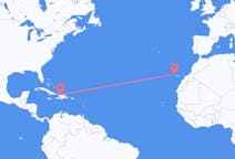 Flights from Cap-Haïtien to La Palma