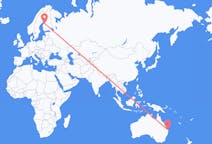 Flyrejser fra Brisbane til Karleby
