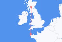 Flyrejser fra Brest, Frankrig til Glasgow, Skotland