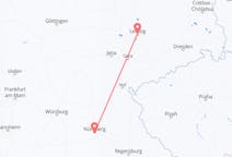 Flyrejser fra Nürnberg til Leipzig