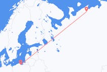 Flights from Naryan-Mar, Russia to Gdańsk, Poland