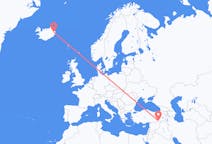 出发地 冰岛出发地 埃伊尔斯塔济目的地 土耳其馬爾丁的航班