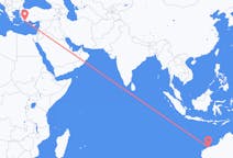 Flyreiser fra Karratha, Australia til Dalaman, Tyrkia