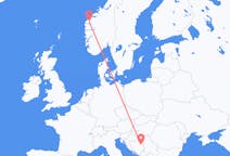 เที่ยวบิน จาก ทูซล่า, บอสเนียและเฮอร์เซโกวีนา ไปยัง Volda, นอร์เวย์