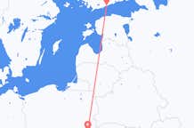 Vols de Lublin, Pologne pour Helsinki, Finlande
