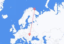 Fly fra Murmansk til Târgu Mureș
