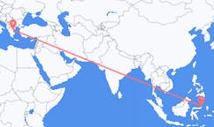 Flights from Manado, Indonesia to Volos, Greece