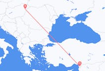 Flyreiser fra Hatay-provinsen, Tyrkia til Debrecen, Ungarn