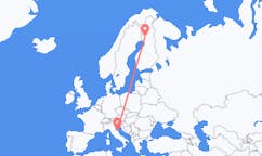 Flug frá Rovaniemi, Finnlandi til Ancona, Ítalíu