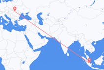 Flights from Jambi City, Indonesia to Baia Mare, Romania