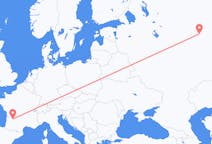 Flights from Kirov, Russia to Bergerac, France