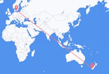 Flyreiser fra Queenstown, New Zealand til Angelholm, Sverige
