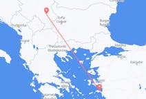 Vluchten van Niš, Servië naar Samos, Griekenland
