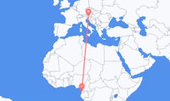 Flyrejser fra Bata, Ækvatorialguinea til Klagenfurt, Østrig