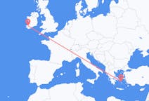 出发地 爱尔兰从 基洛格林目的地 希腊米科诺斯的航班