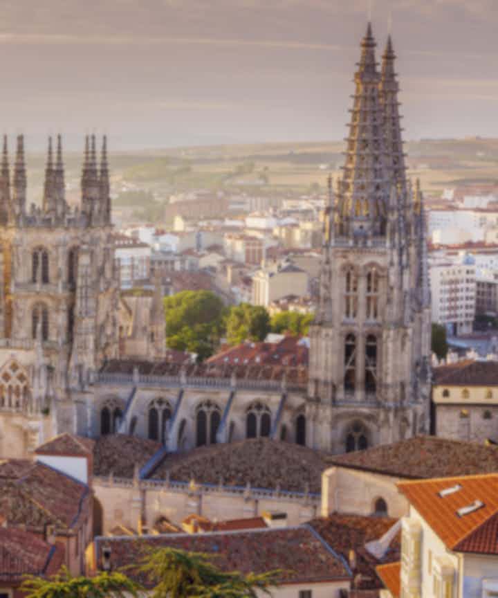 Cars for rent in the city of Burgos, Spain