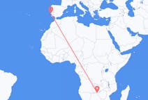 出发地 赞比亚利文斯顿目的地 葡萄牙里斯本的航班
