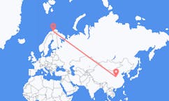 Flights from Yuncheng, China to Lakselv, Norway