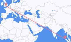 Flyrejser fra Banda Aceh, Indonesien til Southampton, England