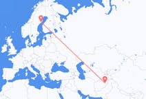 Flights from Kabul, Afghanistan to Umeå, Sweden
