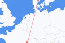 Flights from Geneva to Aarhus