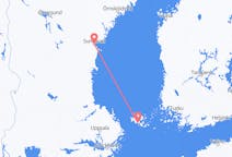 出发地 奥兰群岛出发地 玛丽港目的地 瑞典松兹瓦尔的航班