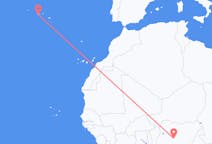 Flyrejser fra Abuja, Nigeria til Pico Ø, Portugal