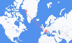 Vols depuis la ville d'Upernavik vers la ville d'Alghero