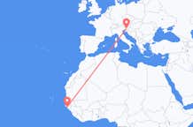 Flyrejser fra Bissau til Ljubljana