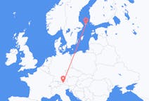 Flug frá Maríuhöfn, Álandseyjum til Innsbruck, Austurríki