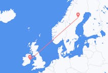 Flights from Dublin, Ireland to Lycksele, Sweden