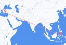 Flyg från Manado, Indonesien till Antalya, Turkiet