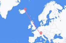 Flyreiser fra Milano, Italia til Egilsstaðir, Island