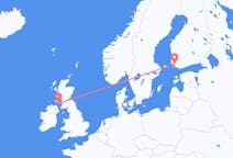Flights from Turku, Finland to Campbeltown, the United Kingdom