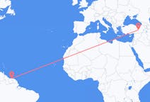 Flights from Paramaribo to Elazığ