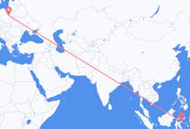 Flyg från Luwuk, Indonesien till Warszawa, Indonesien
