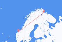 Flights from Molde, Norway to Kirkenes, Norway