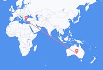 Flights from Olympic Dam, Australia to Kos, Greece