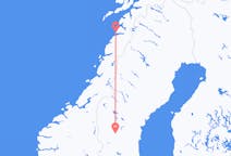 Vluchten van Bodø naar Sveg