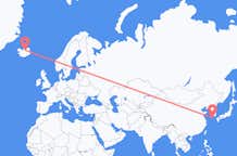 Flyreiser fra Jeju City, Sør-Korea til Akureyri, Island