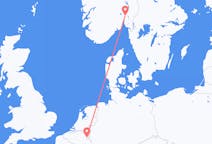 Flyreiser fra Maastricht, Nederland til Oslo, Norge