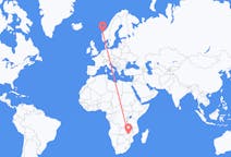 Flyg från Harare, Zimbabwe till Ålesund, Norge