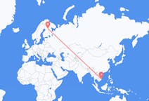 Vluchten van Tuy Hòa naar Kuusamo