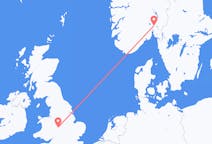 出发地 挪威出发地 奥斯陆前往英格兰的伯明翰的航班